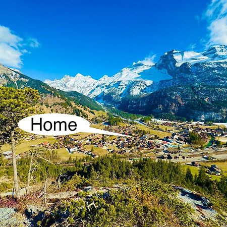 Unique Penthouse With Gallery And Mountain View Kandersteg Buitenkant foto