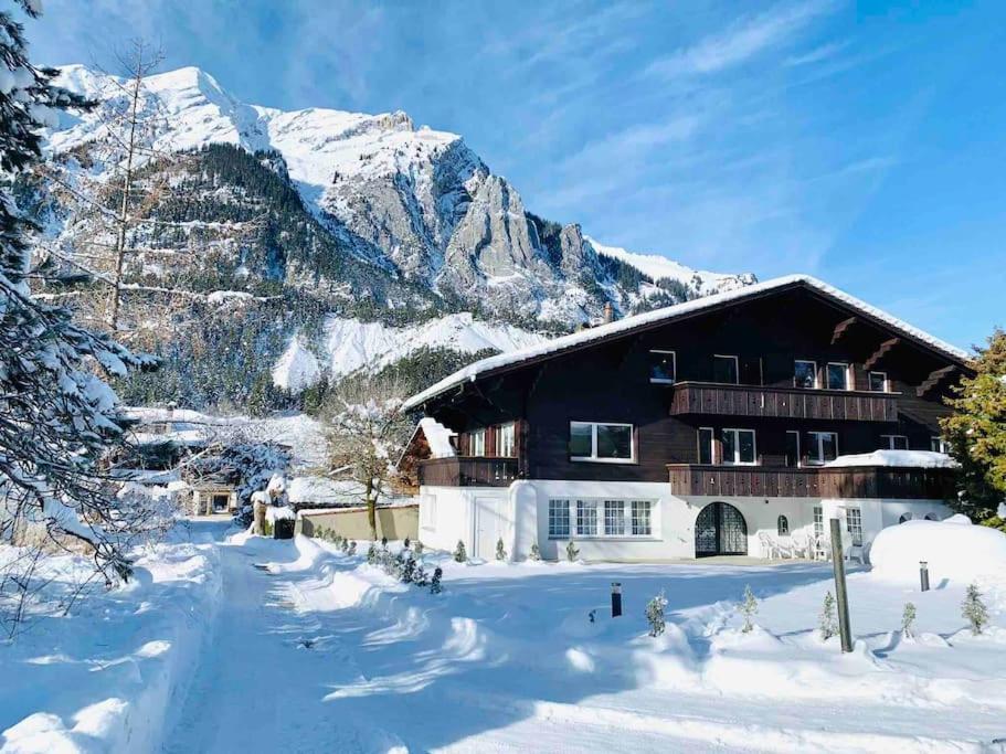Unique Penthouse With Gallery And Mountain View Kandersteg Buitenkant foto