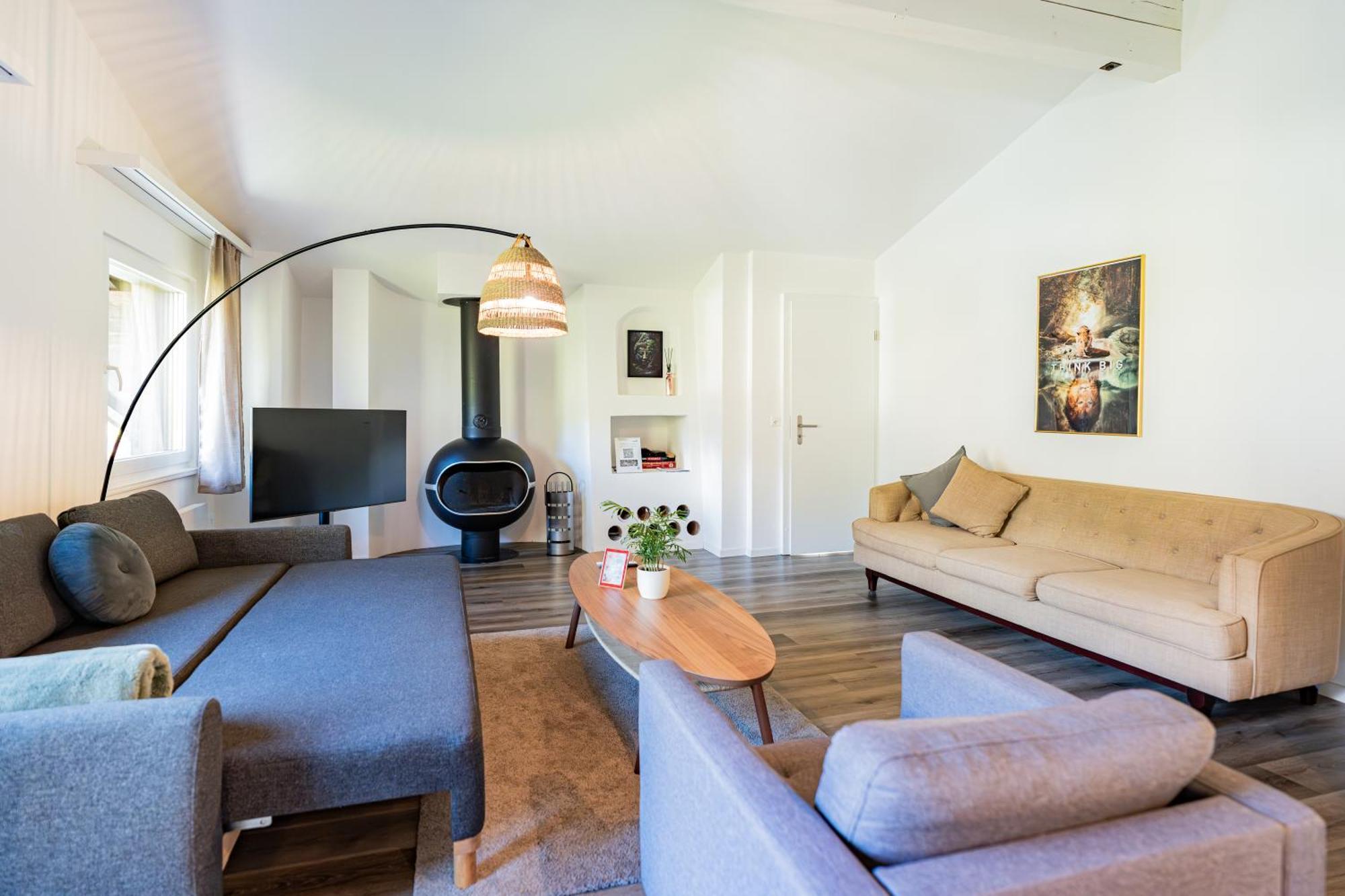 Unique Penthouse With Gallery And Mountain View Kandersteg Buitenkant foto