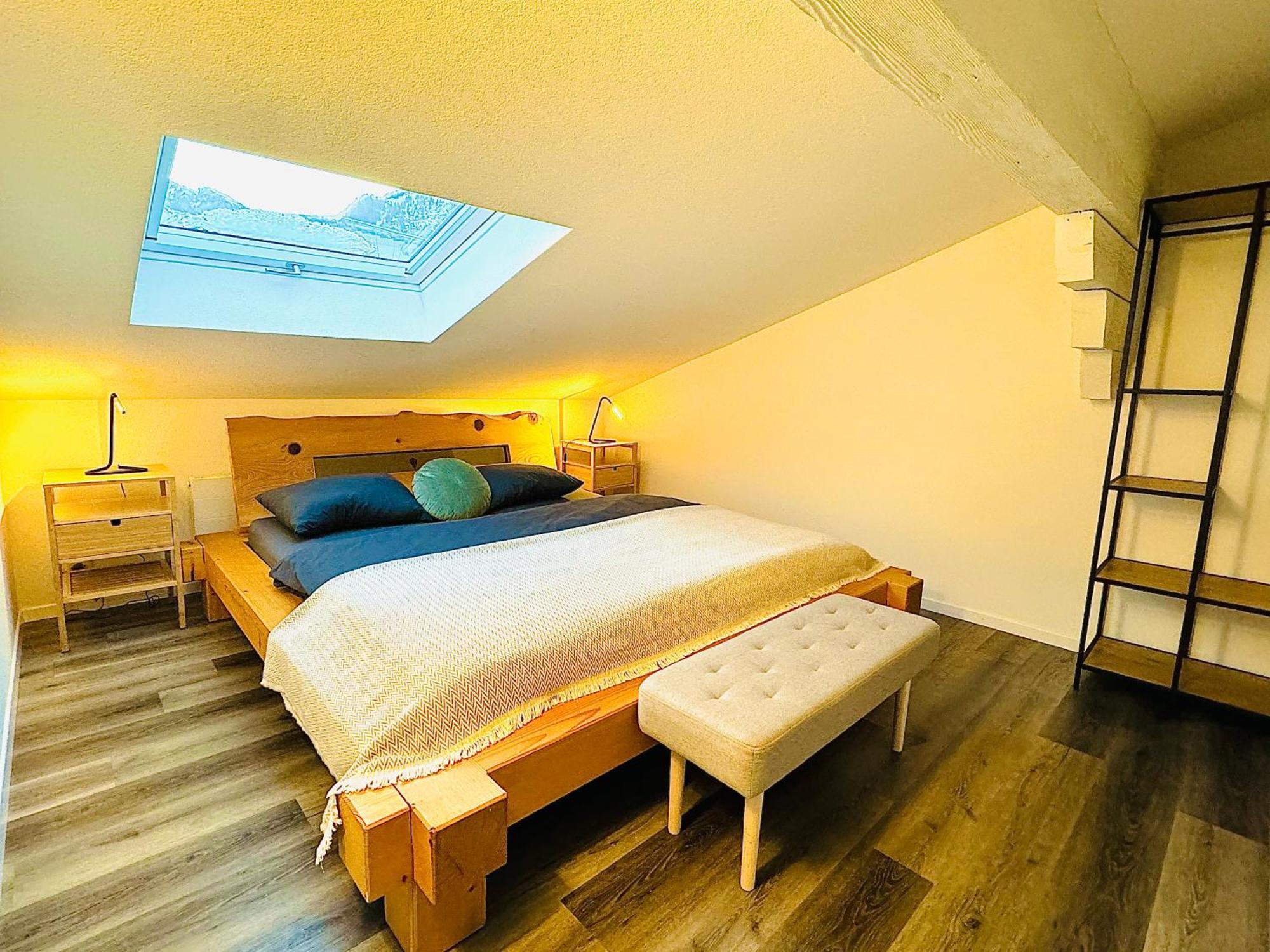 Unique Penthouse With Gallery And Mountain View Kandersteg Buitenkant foto
